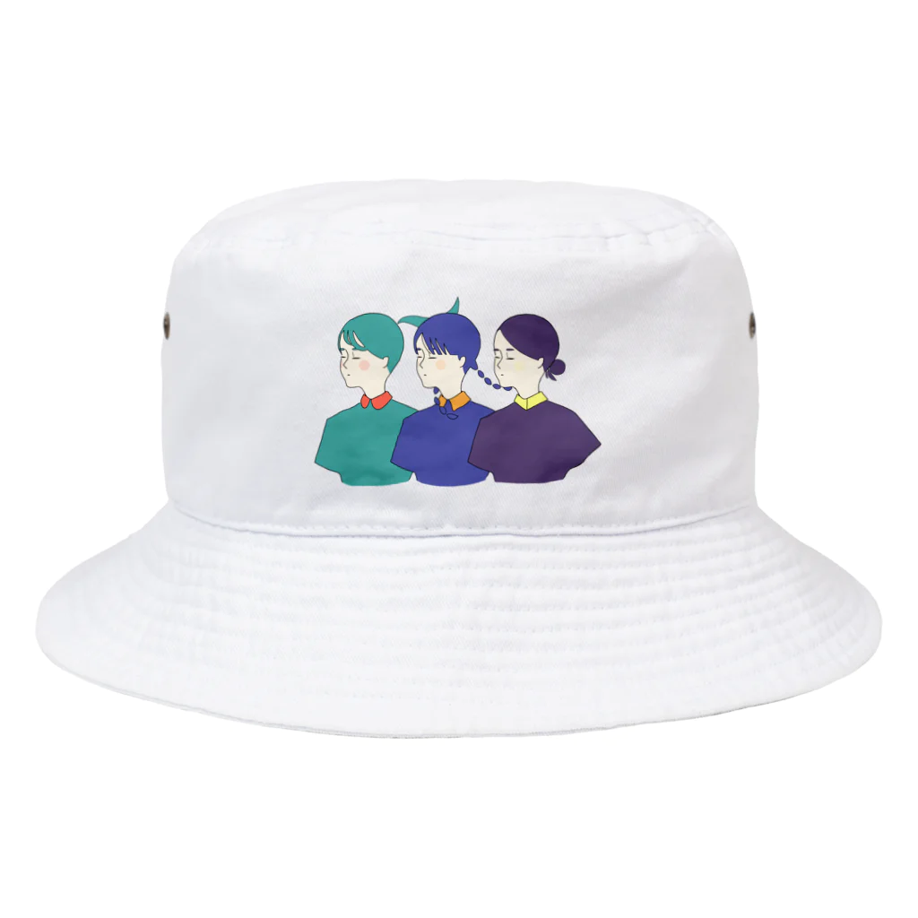 ぷぷぷのかぜカゼ風 Bucket Hat