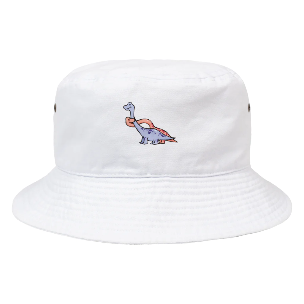 カタオカナオのカムカム恐竜（ブラキオサウルス） Bucket Hat