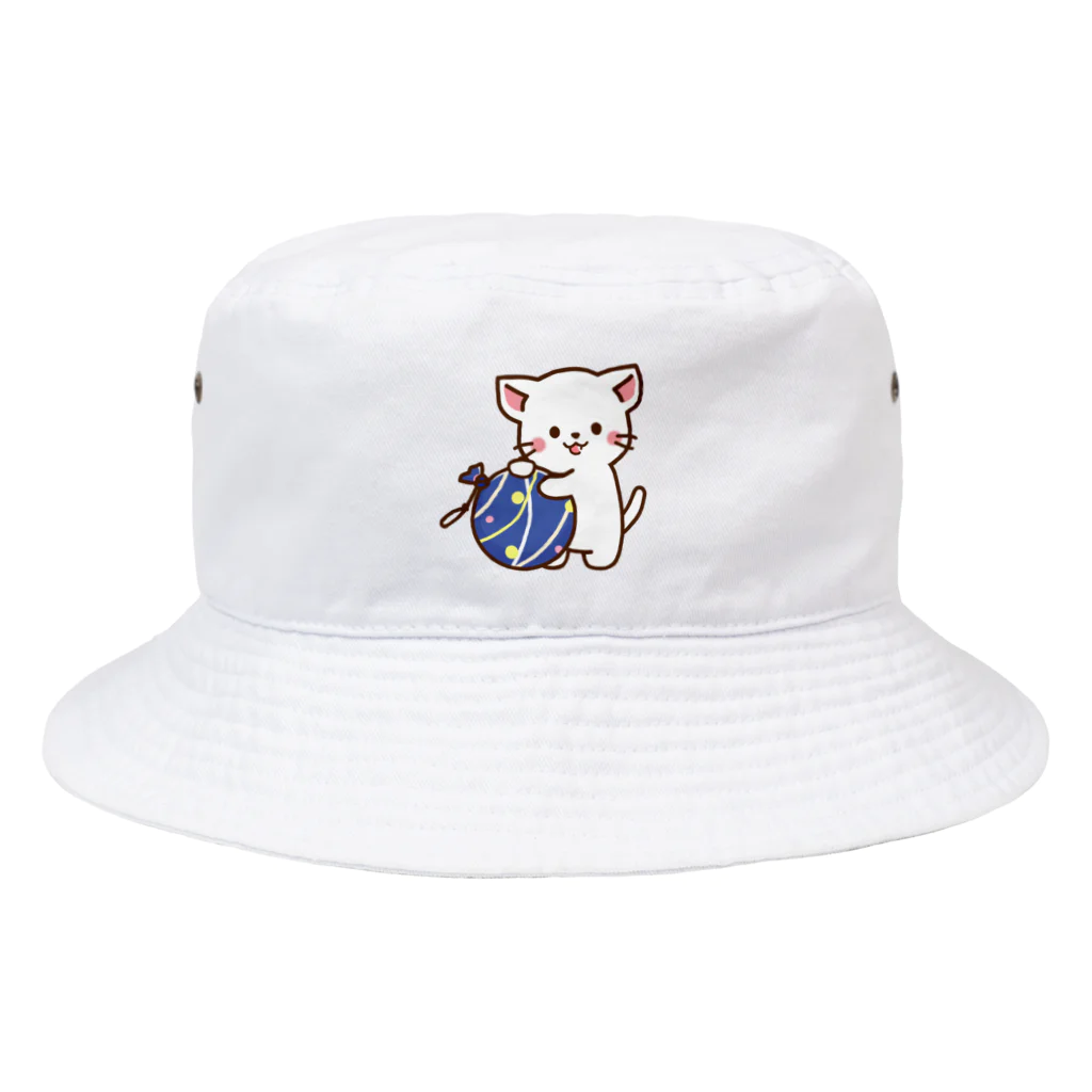 Haruna shopのしろねこ♡夏祭り ver  Bucket Hat
