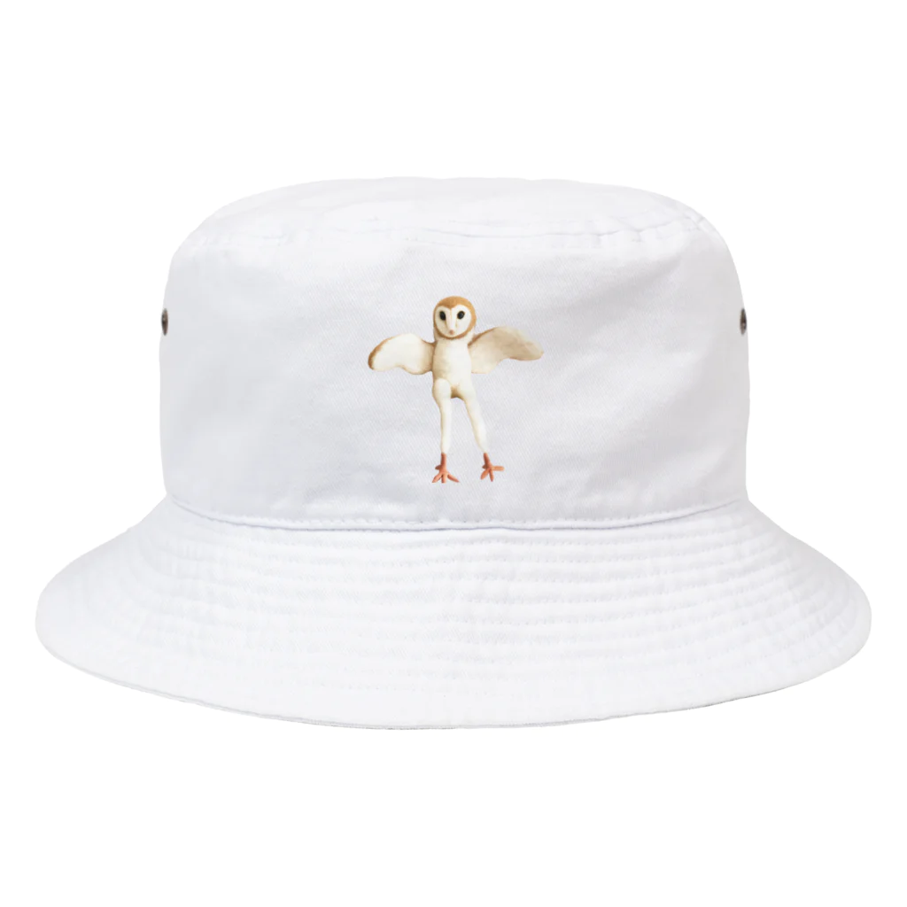 ぺちかの実は脚の長いメンフクロウ Bucket Hat