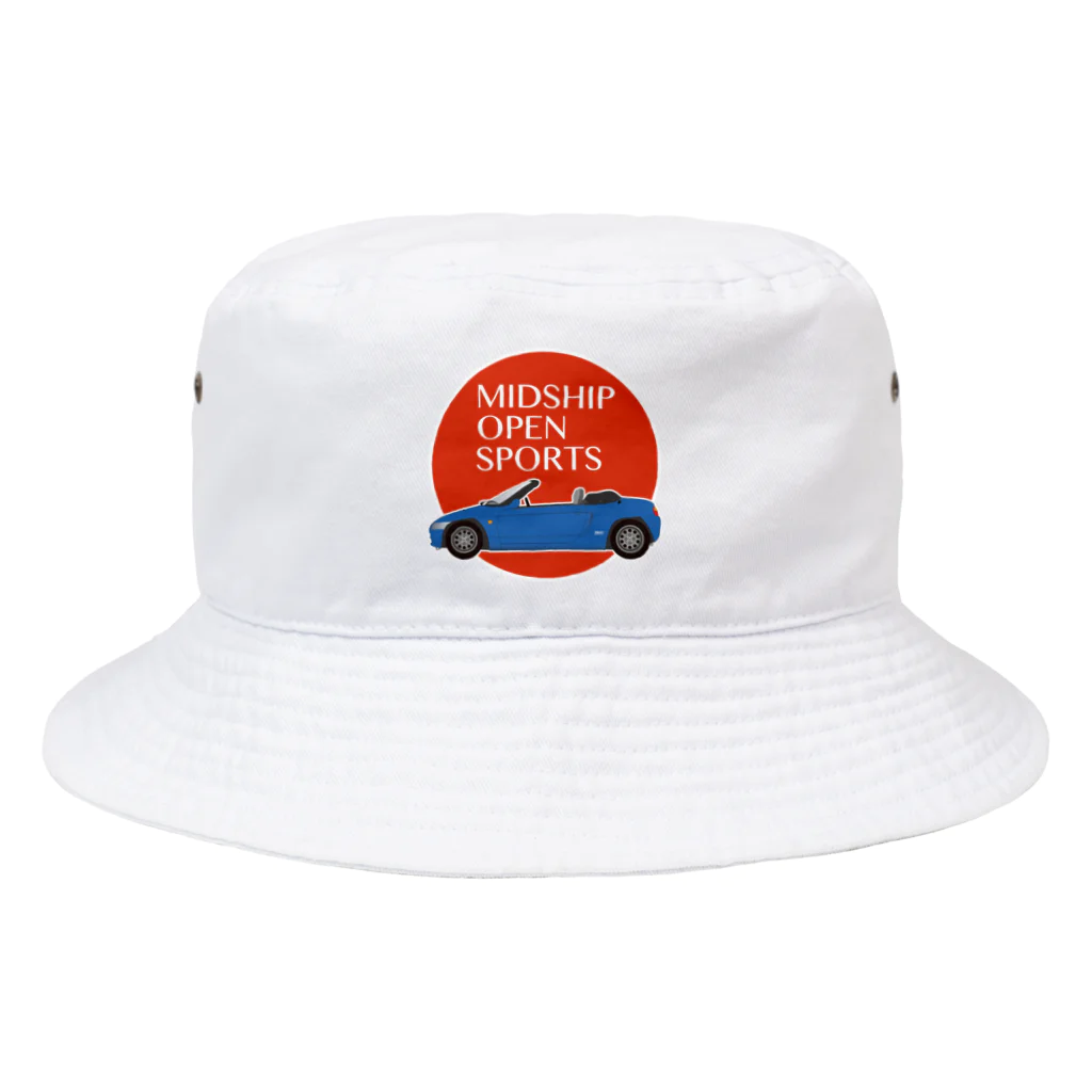 Puuun Shopの青いオープンカー Bucket Hat