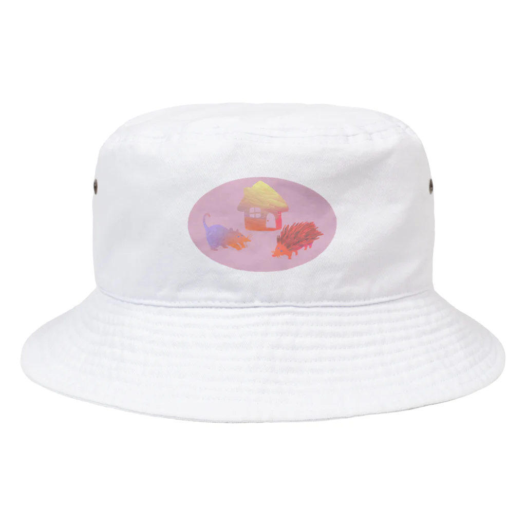 ☃も々のせ☃のお家に帰ろう Bucket Hat