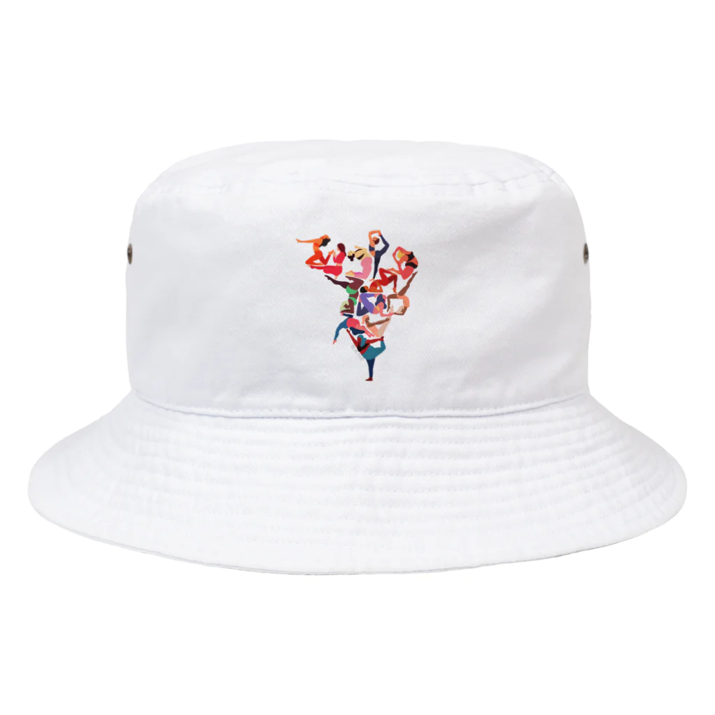 RIRI_designのヨガの木 Bucket Hat