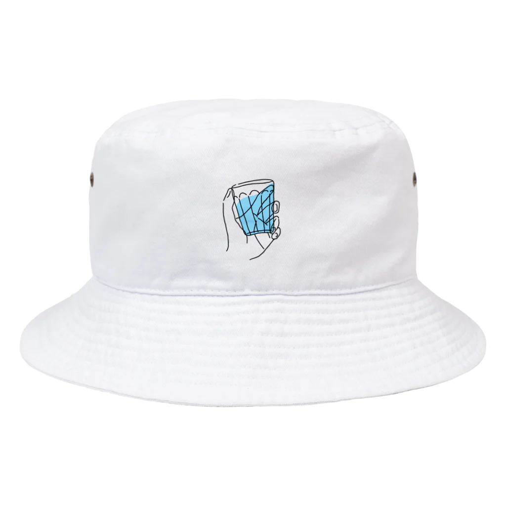 うらめし屋　のグラス　もってる Bucket Hat