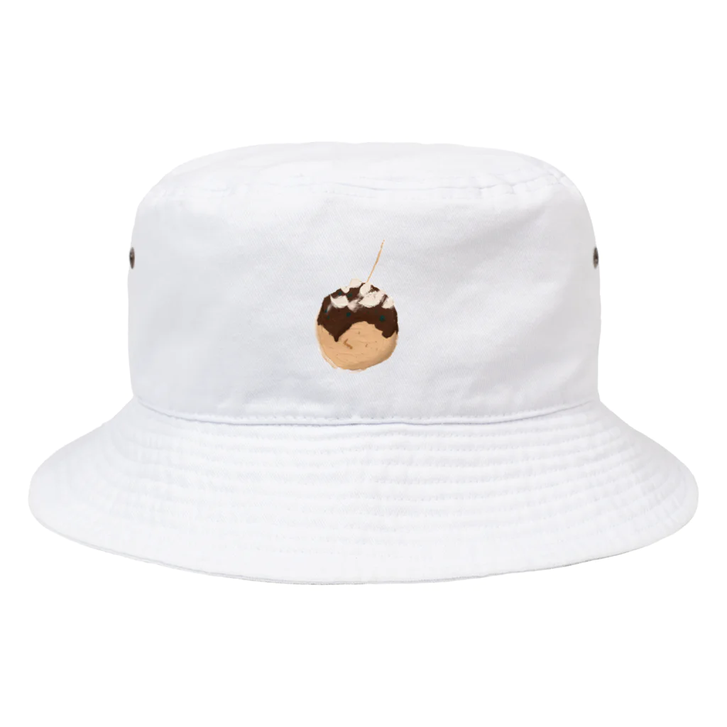 虚無太郎商店のポツンとたこやき Bucket Hat