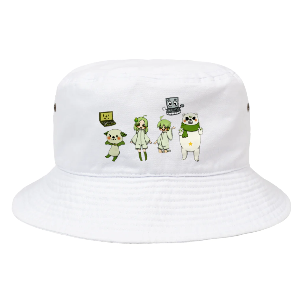 WORK　LIFEのキャラクター集合 Bucket Hat