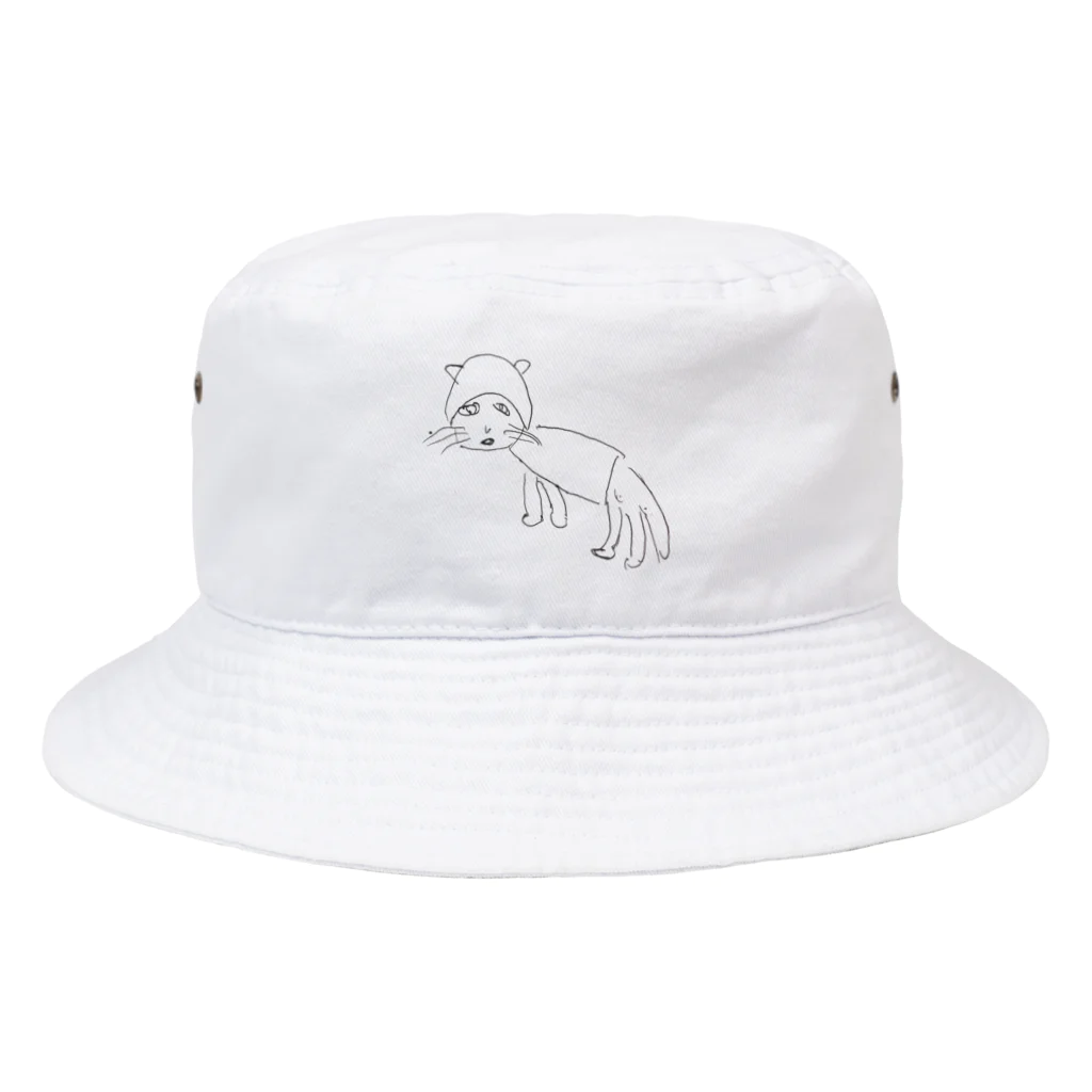 unko unkoの服パッツパツ猫 Bucket Hat