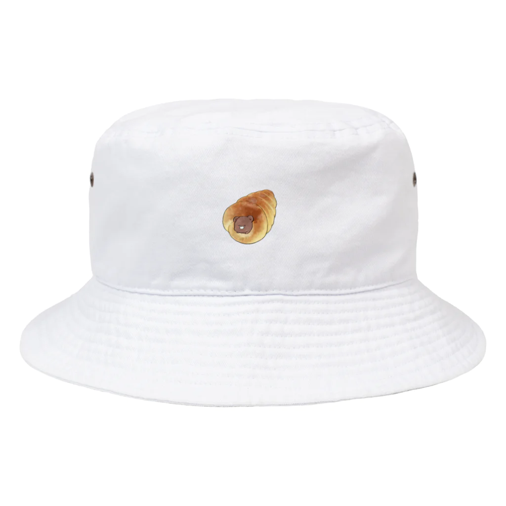 おおかみぴえろのくまのチョココロネ Bucket Hat