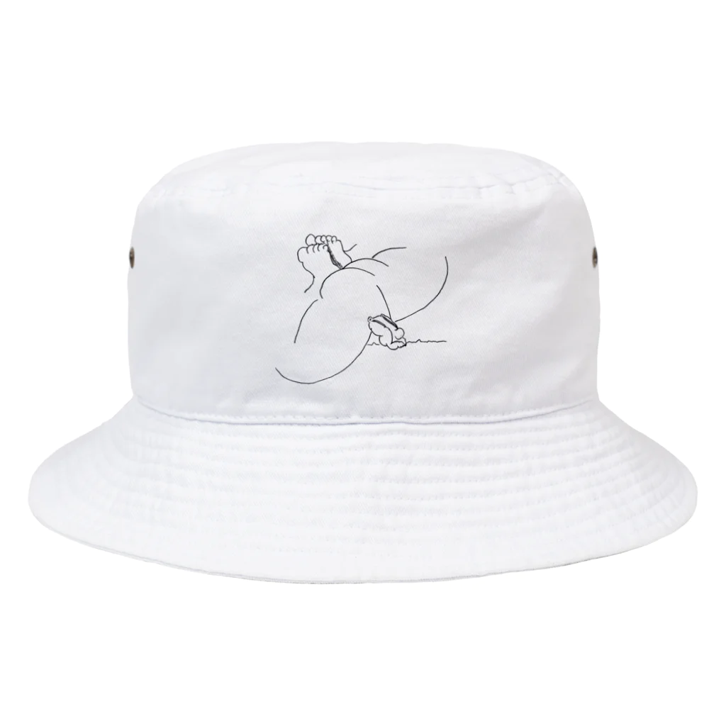 🍩tarojiro(たろじろ) shop🍩の下半身デブ入水 Bucket Hat