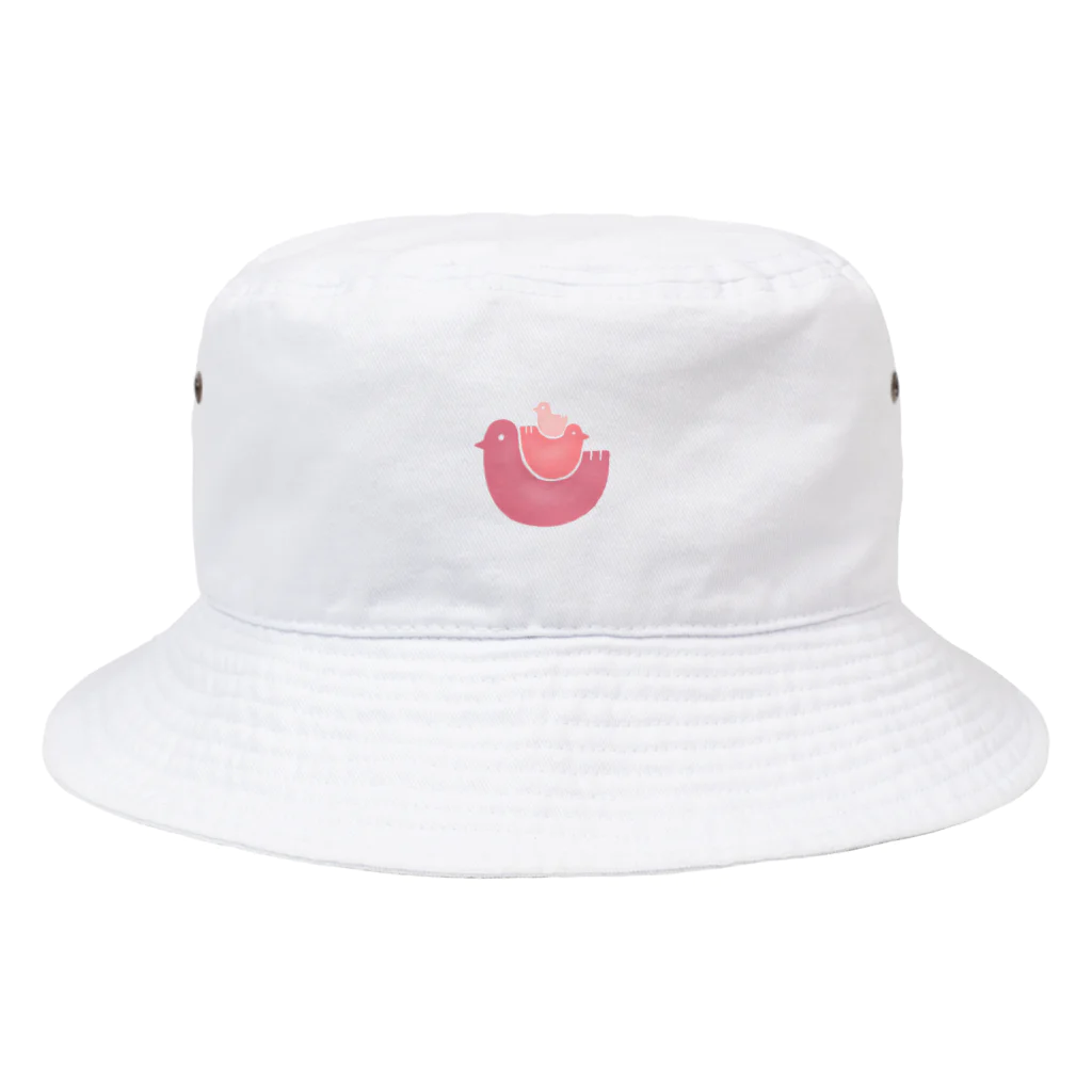 OW STOREの鳥家族 Bucket Hat