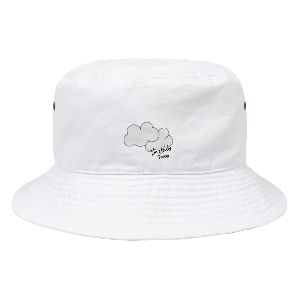 cloudy cloudy__のI'm cloudy today....... Bucket Hat