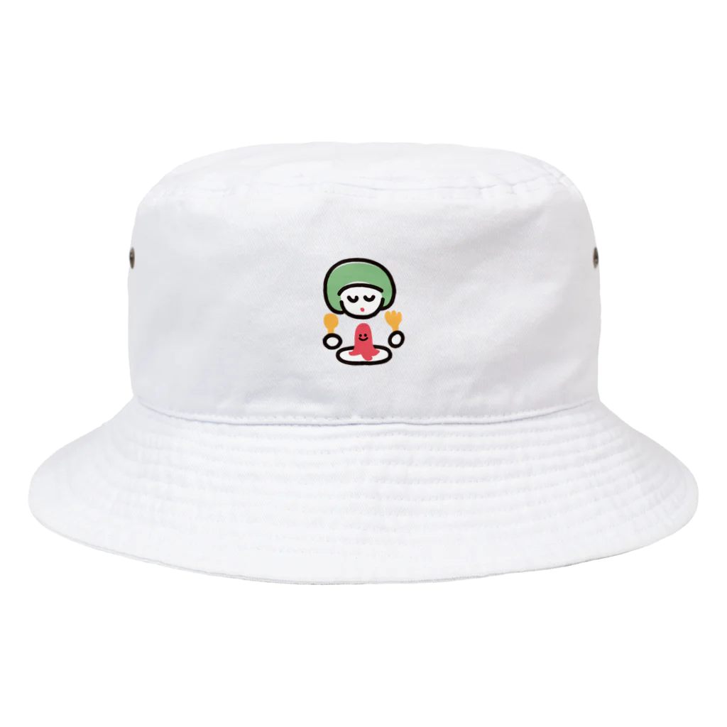 でっかい赤ちゃんこんにちはのタコさんウインナー Bucket Hat