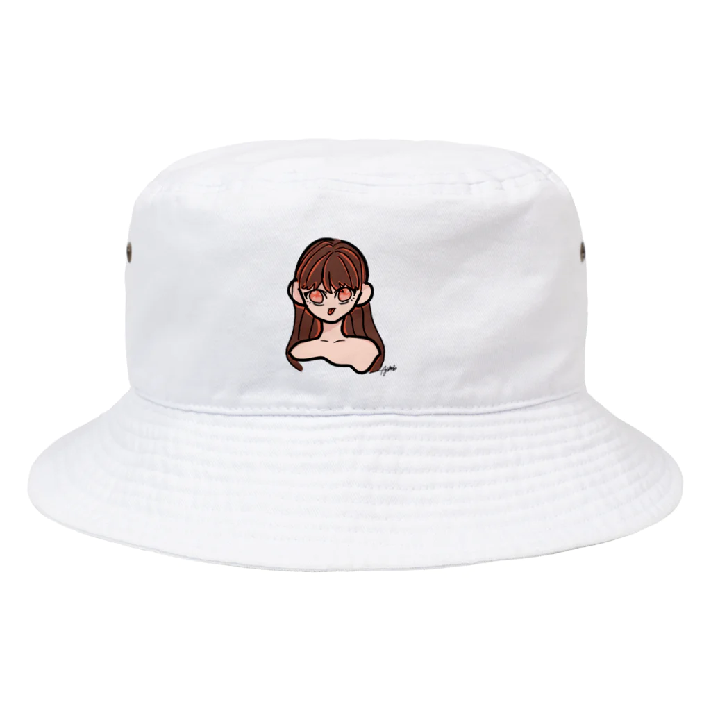 aAaAaのロングヘアのあっかんべーちゃん Bucket Hat