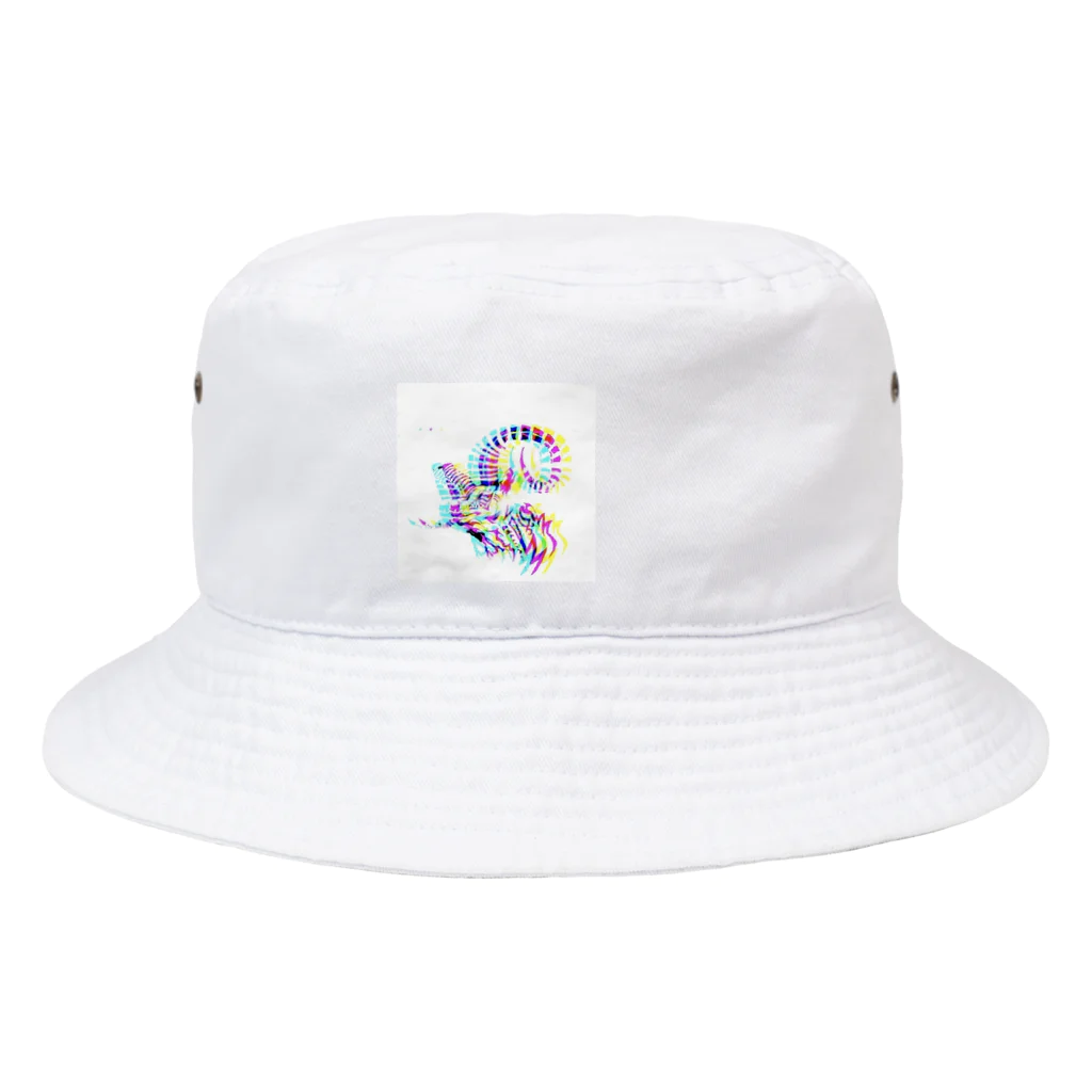 ねこきんオリジナルのねこきんトライバル Bucket Hat