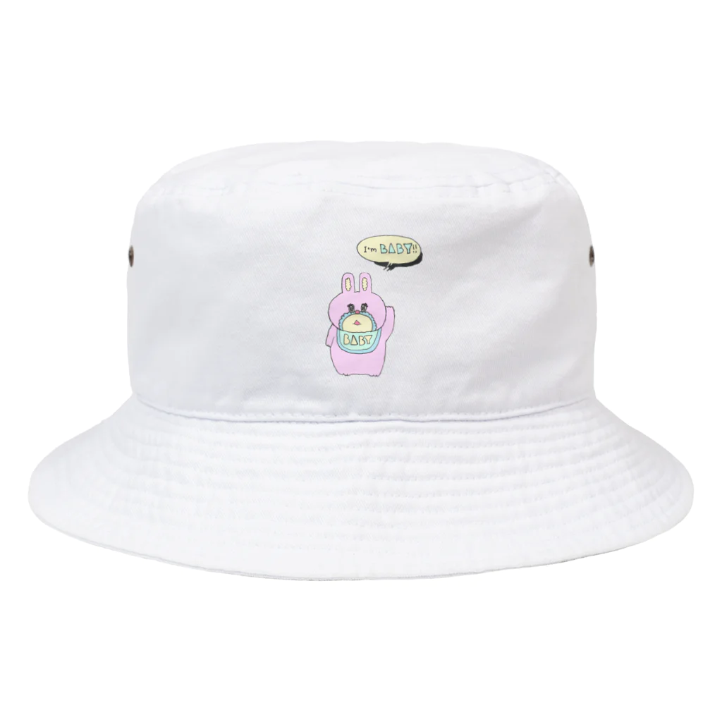 【Yuwiiの店】ゆぅぅぃーのうさBABY Bucket Hat