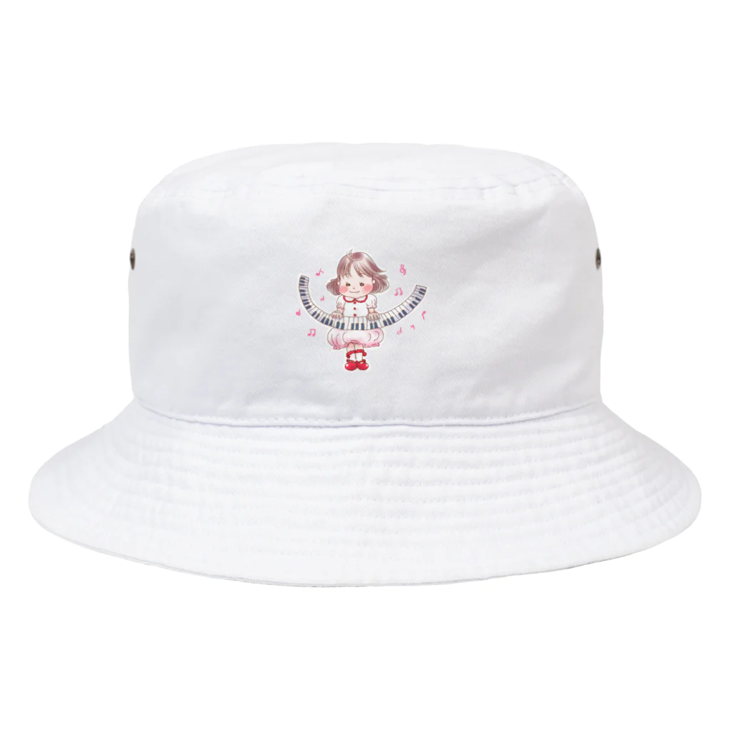 山口商店のピアノ女子のレッスンバッグ Bucket Hat