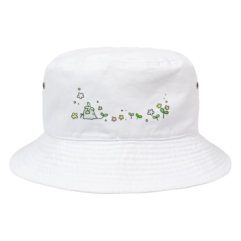 まいにち大変だけどほのぼのって大事の長老のお花畑 Bucket Hat