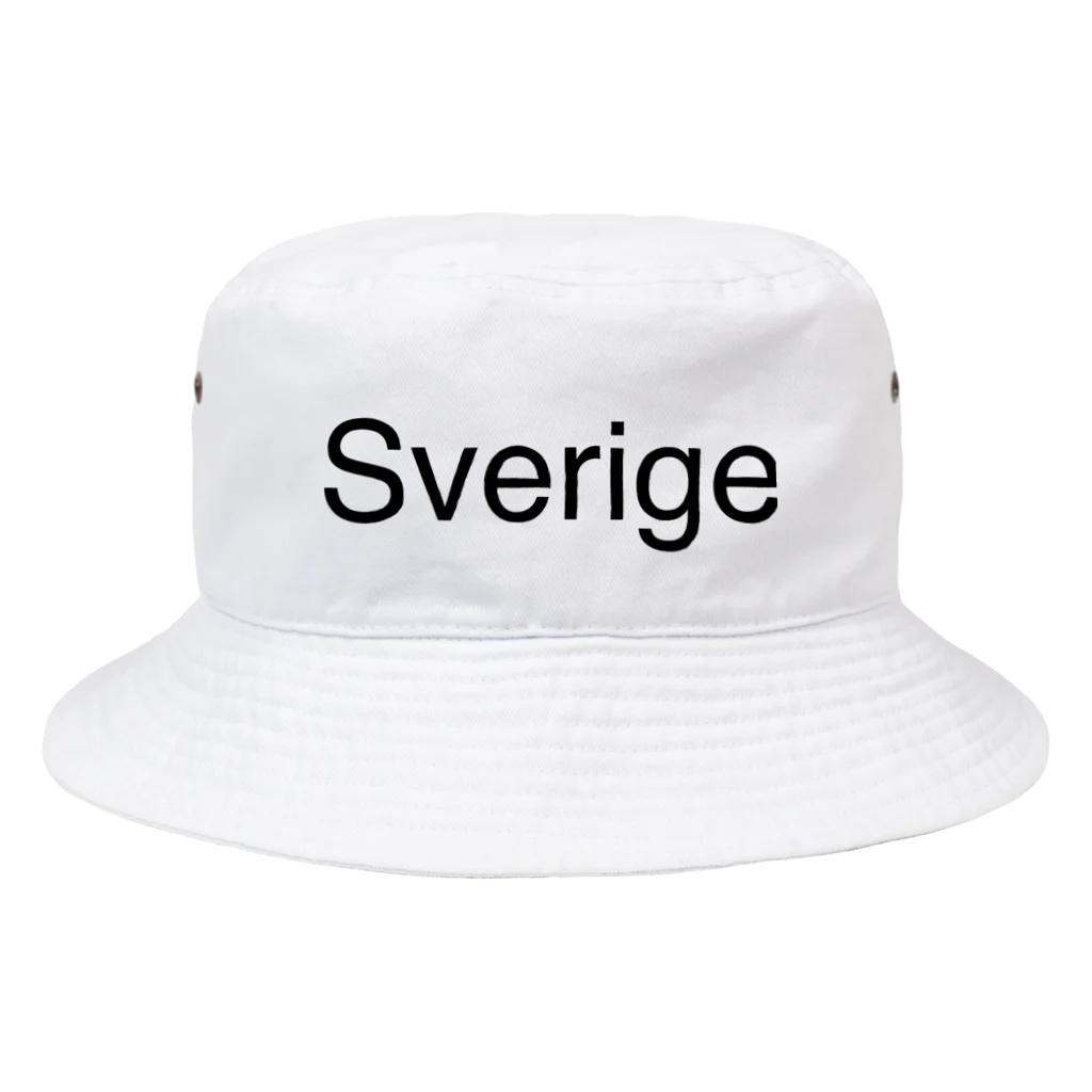 北欧スウェーデンシンプル暮らしの北欧スウェーデン Sverige Helvetica 書体 Bucket Hat
