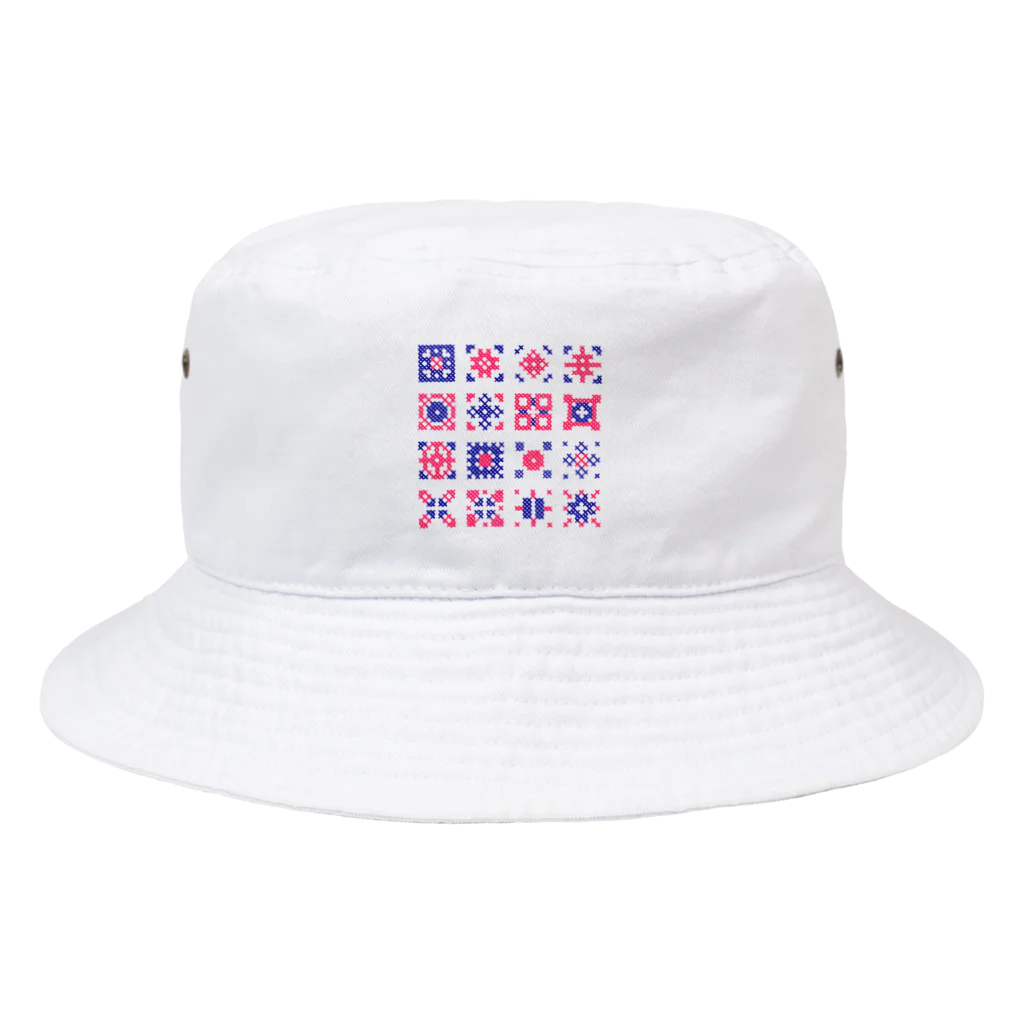 うてろのクロスステッチ Bucket Hat