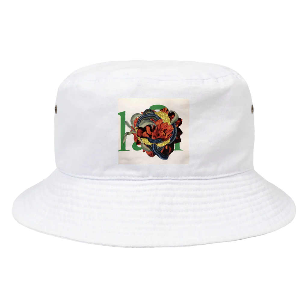 chisacollageのH Bucket Hat