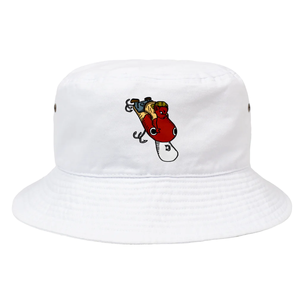 Megumiyaのレッドヘッドが大好きなアングラー Bucket Hat