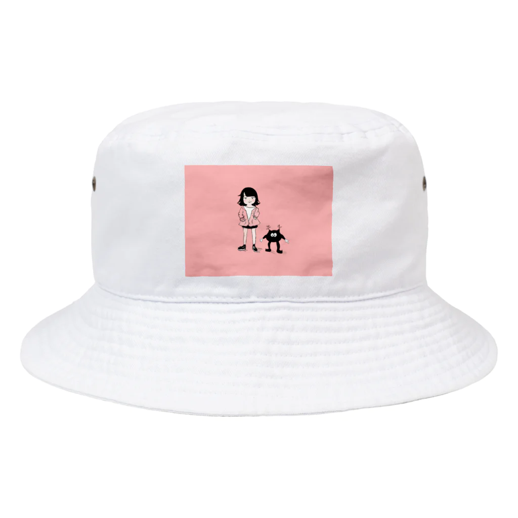 めろんぱんのモンスターと女の子 Bucket Hat