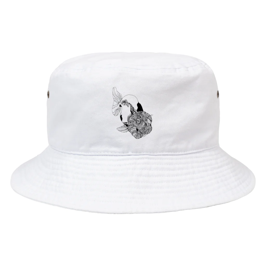 makkura.のらんちう　(yowmoreyow.) Bucket Hat