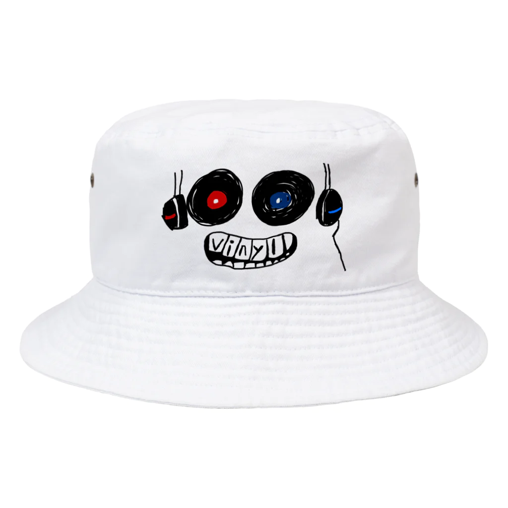 ym303bass オフィシャルショップのアナログレコードの顔 Bucket Hat