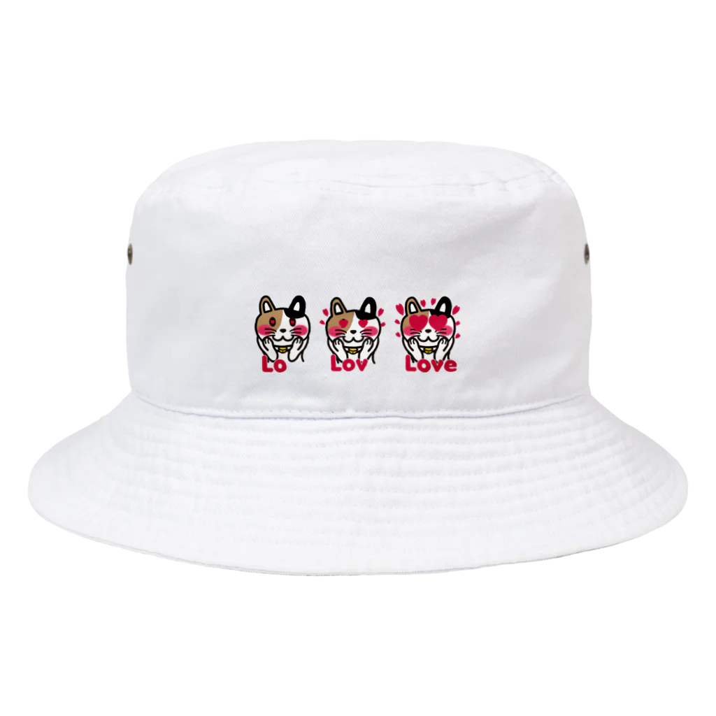 キッズモード某のねこLove Bucket Hat