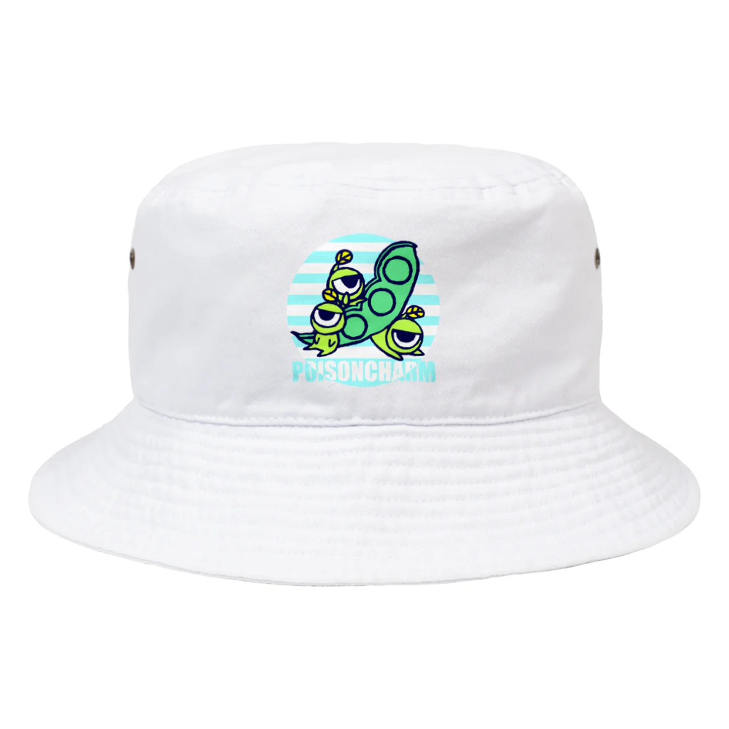 POISONCHARM電脳露店2号のミツマメ三兄弟 Bucket Hat