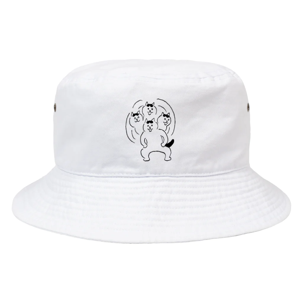 佐久間薫のダンス白丸 Bucket Hat