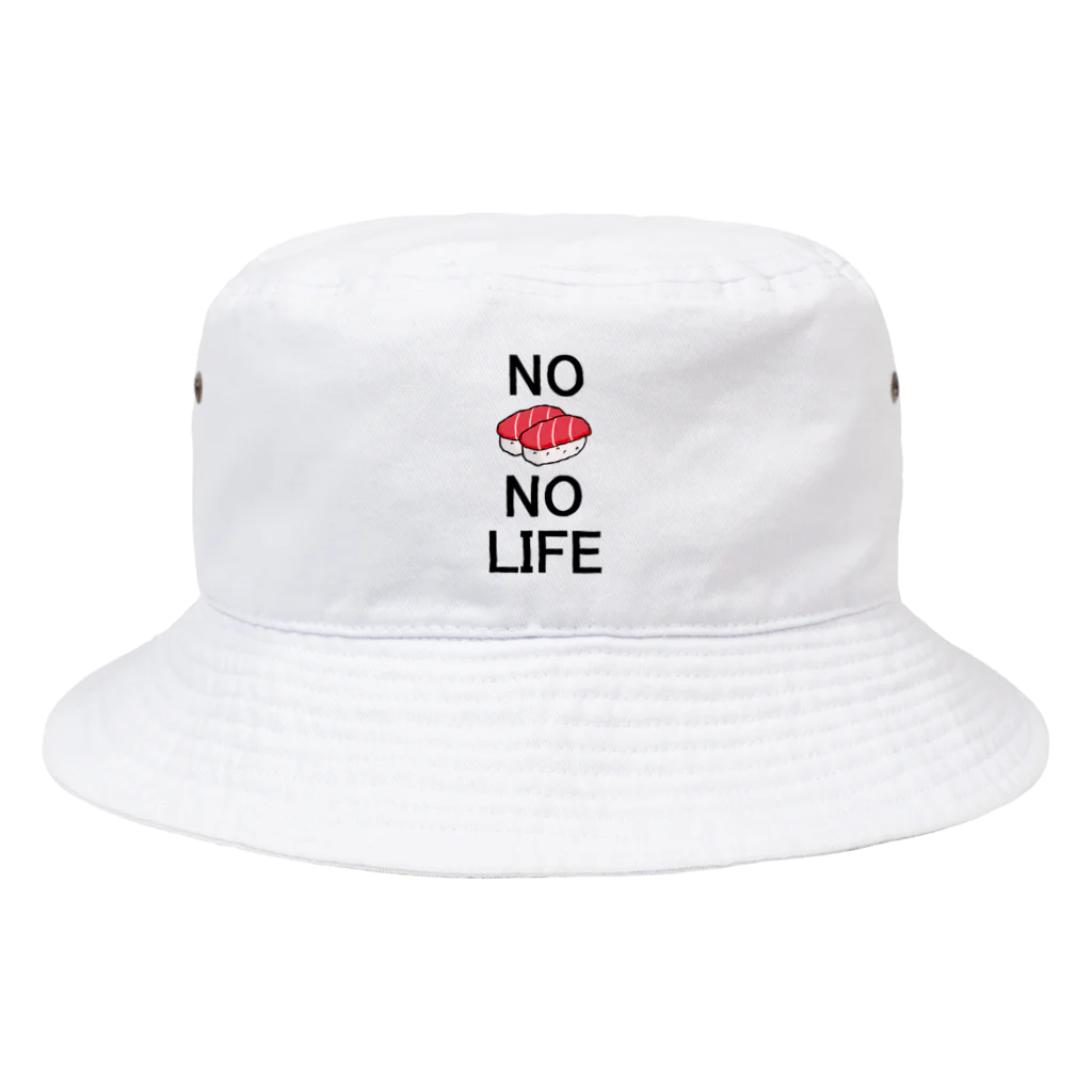 ひよこねこ ショップ 1号店のNo Sushi No Life バケットハット