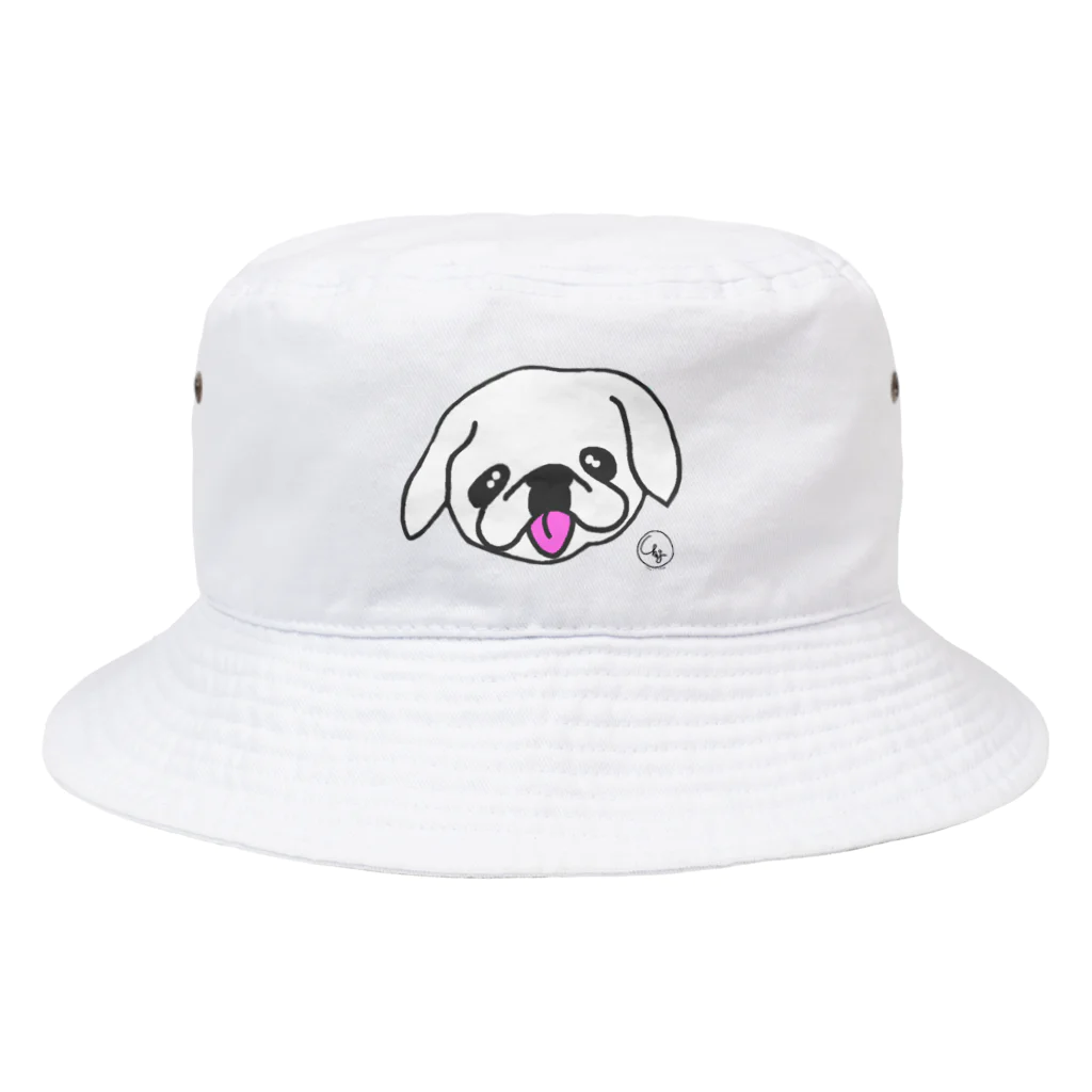 まるちな本舗のペキニーズとお出掛けハット Bucket Hat