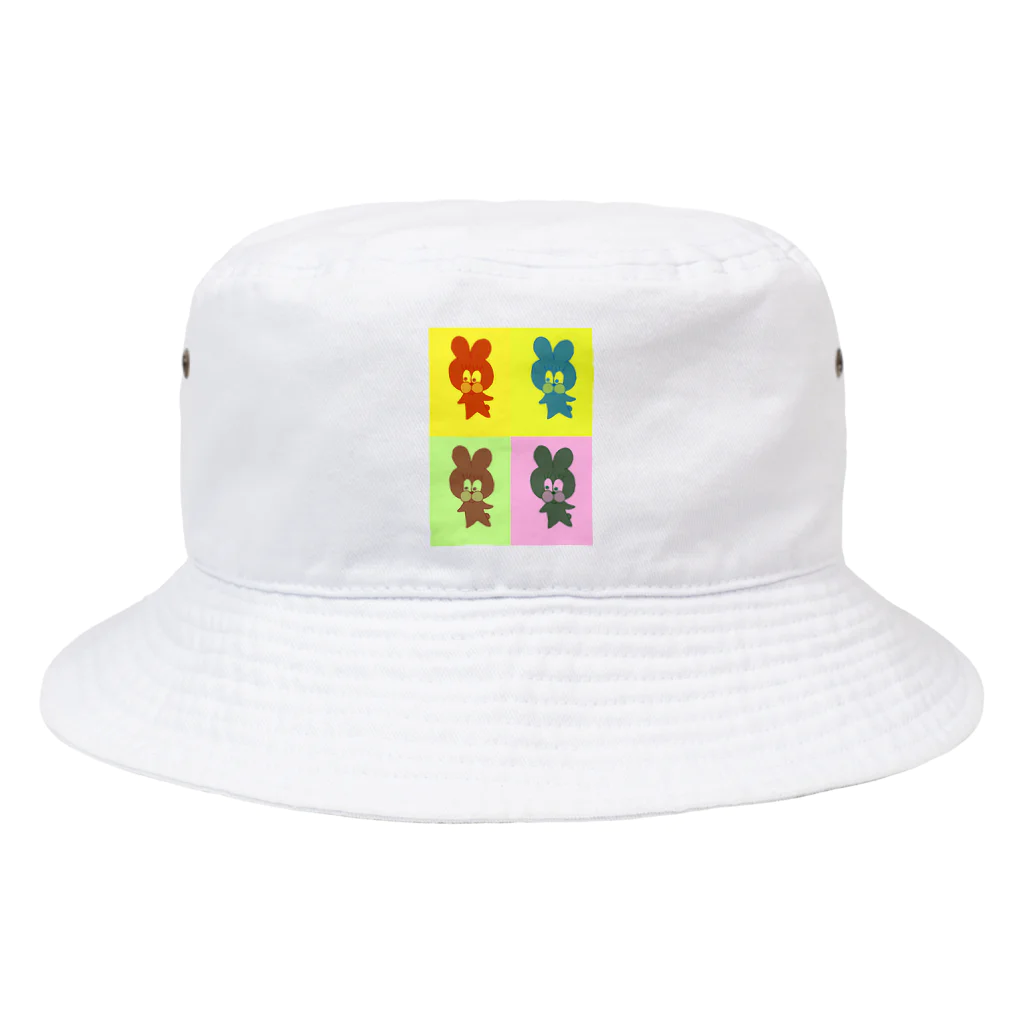 KERUKERU.のpyonkoカラフルハット Bucket Hat