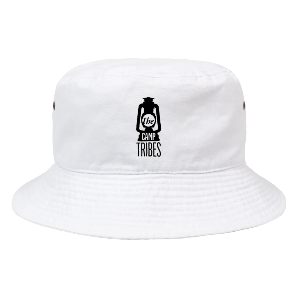 メガネのBK01. White letters Bucket Hat