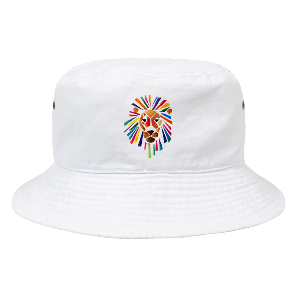 chicodeza by suzuriのビビッドライオン Bucket Hat