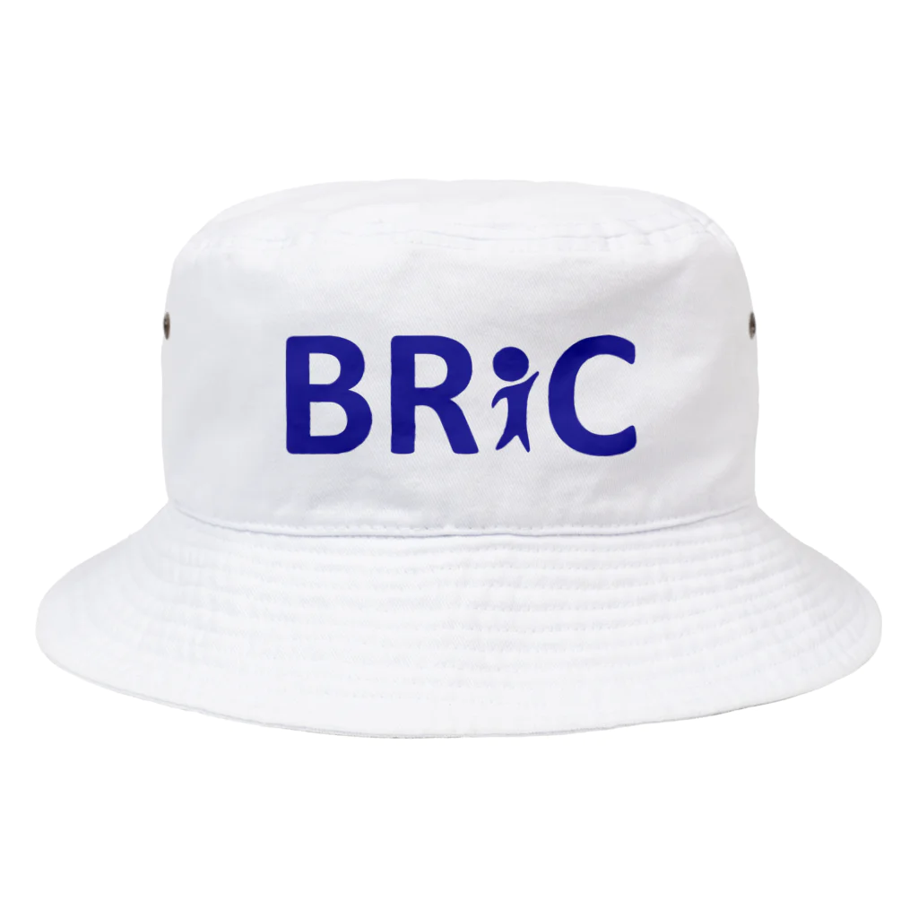ブリっくん・ボバースキャンプショップのBRiCブルー Bucket Hat