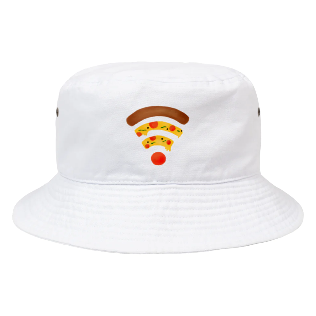 🥑Tippy🦥のペパロニピザのWiFi Bucket Hat