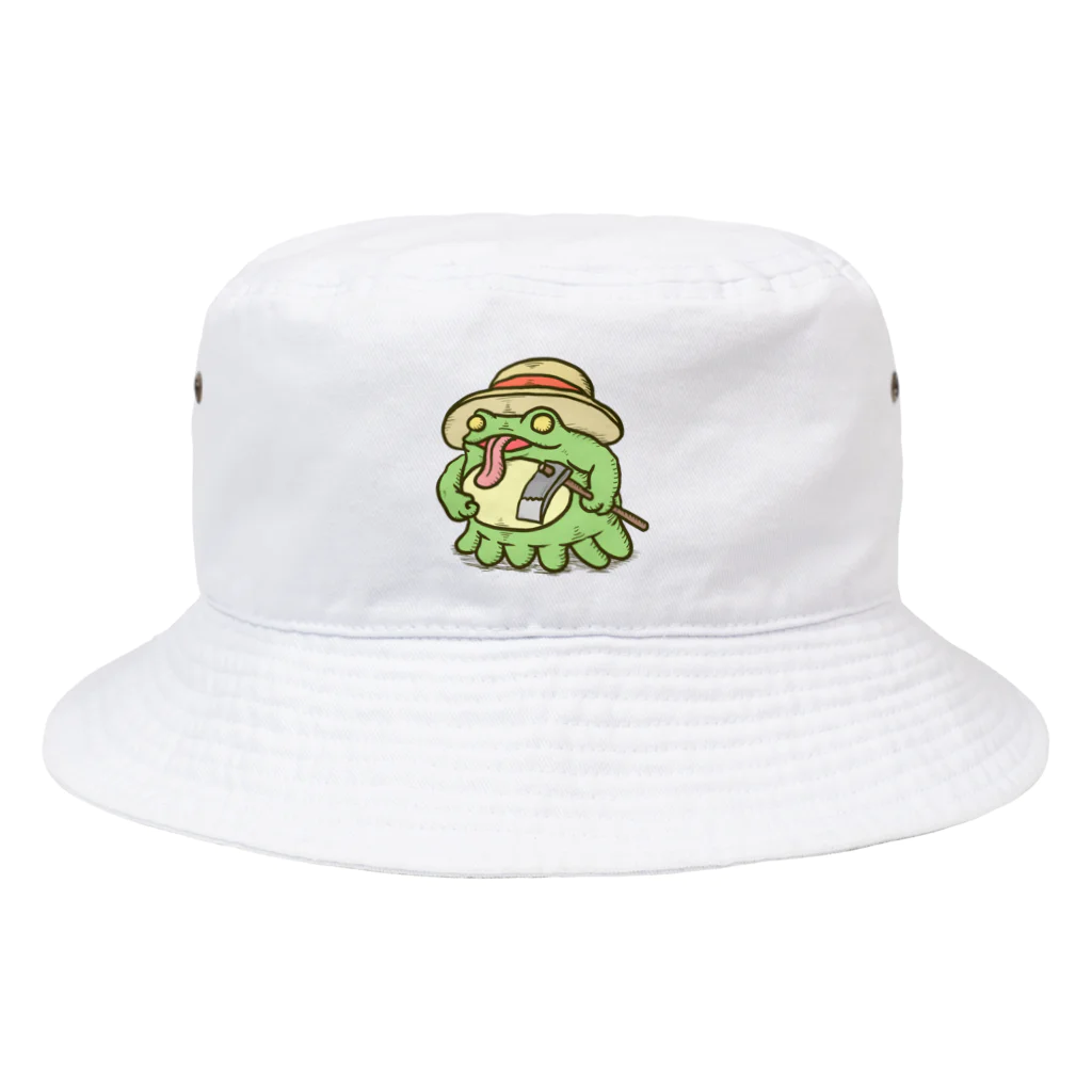 むむむのいきもの研究所のカエルの王 Bucket Hat