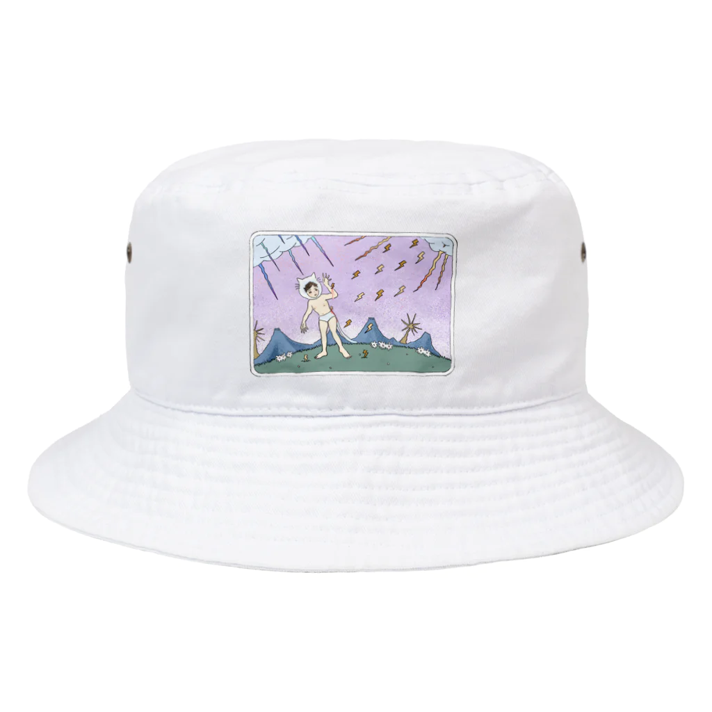 のりおのかみなりごろごろ Bucket Hat