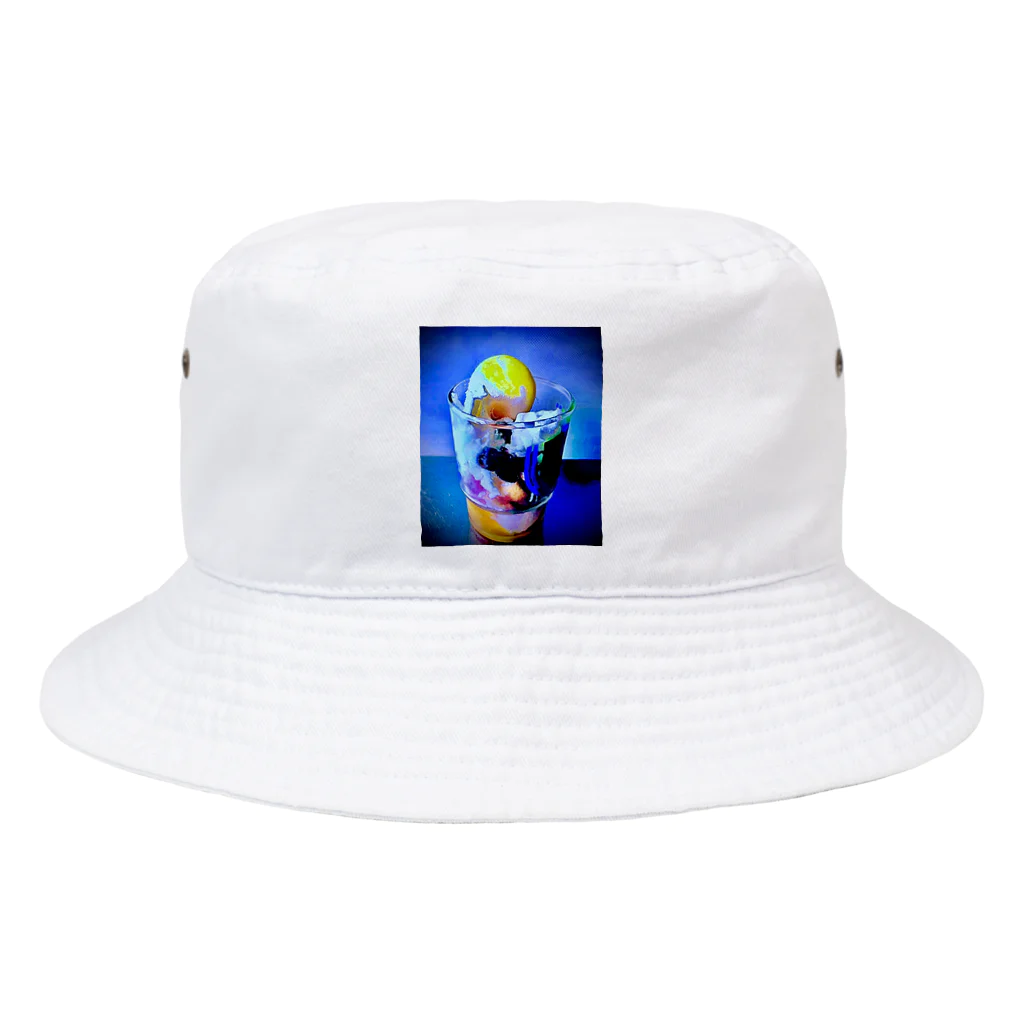 Famille de baleines(ファミールデバレーヌ)のミニパフェ Bucket Hat