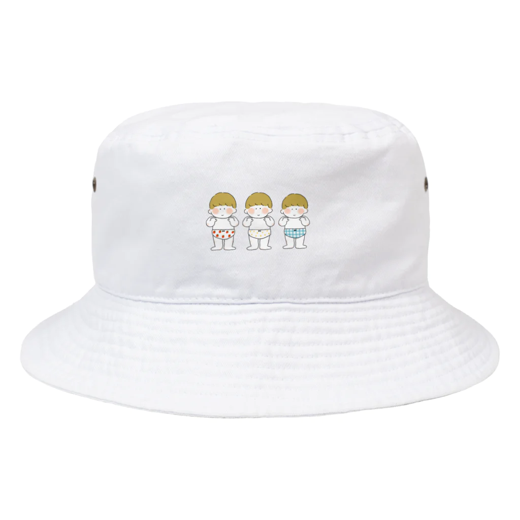 くまのお店🧸のおぱんつきょうだい Bucket Hat