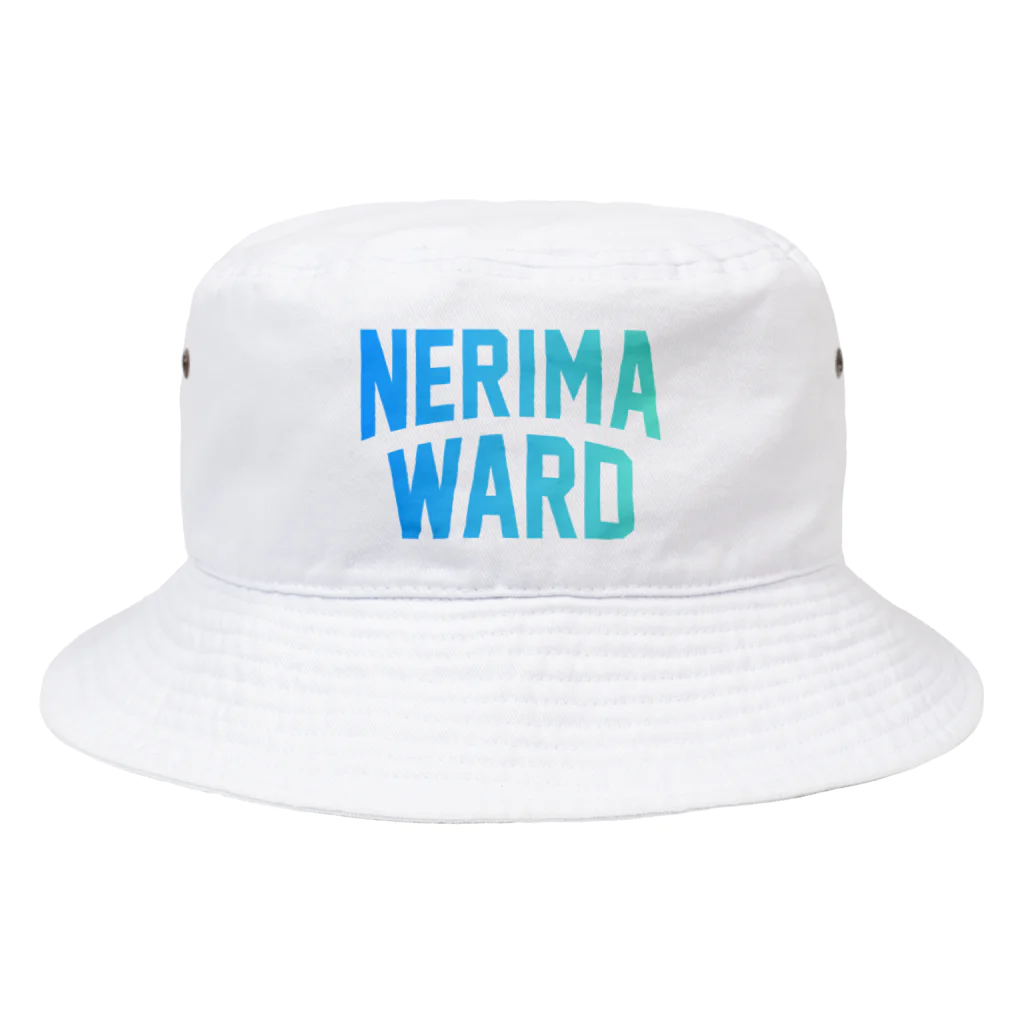 JIMOTOE Wear Local Japanの練馬区 NERIMA WARD ロゴブルー　 Bucket Hat