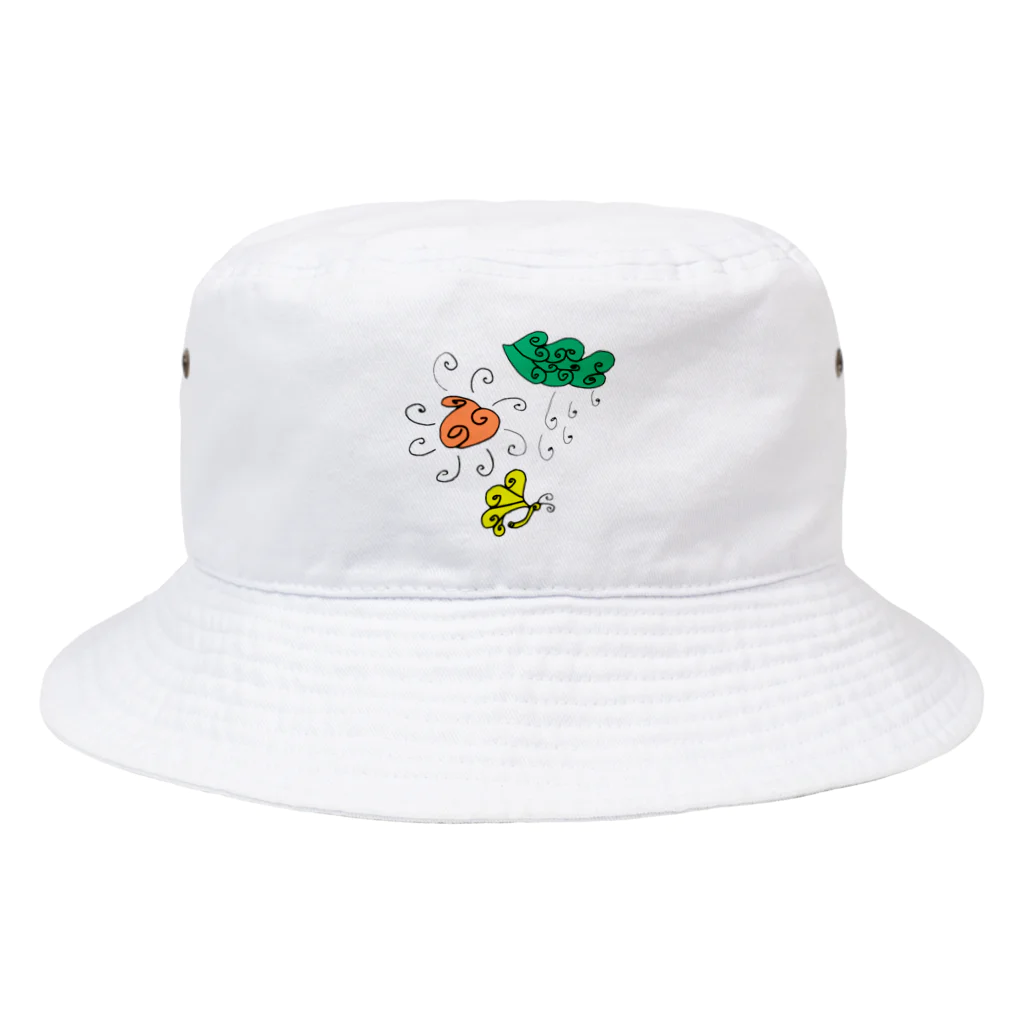 P-nutsの晴れのち雨のくるくる日和 Bucket Hat