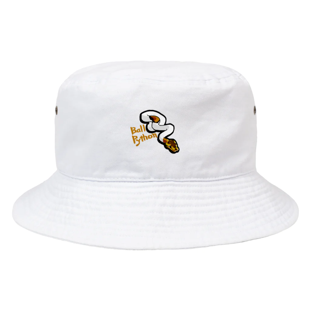 Sumireptiles🐍__爬虫類・生き物グッズのパイボール（ピンストライプ） Bucket Hat