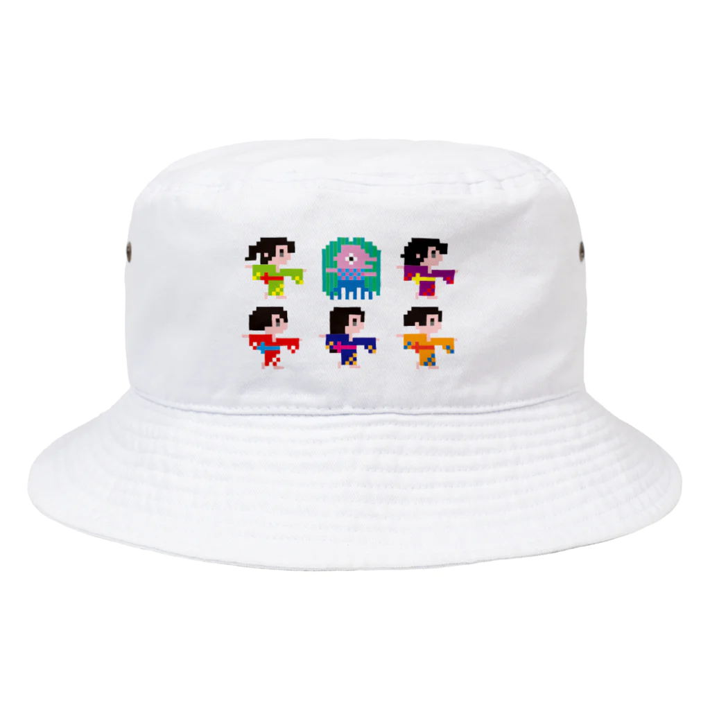 DoBONのアマビエBON6 Bucket Hat