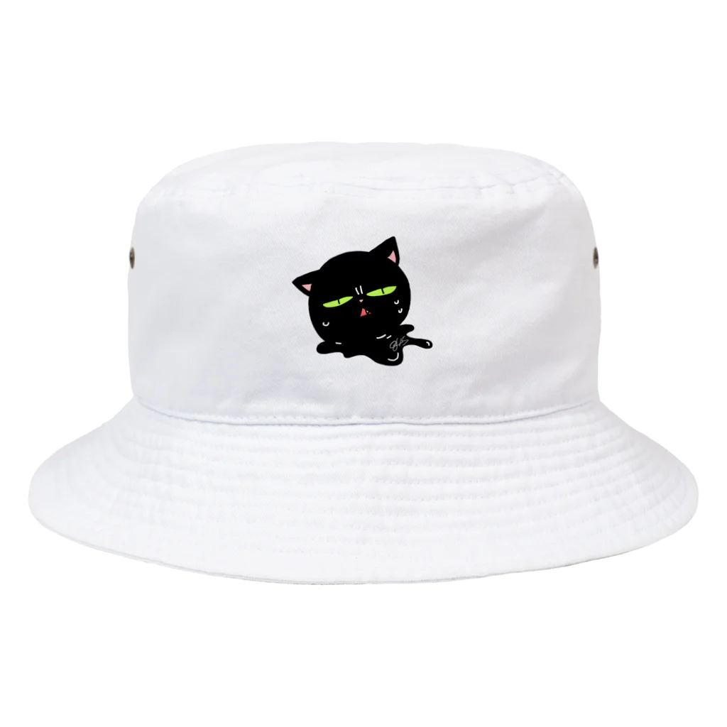 はちよんごのとけるくろねこ Bucket Hat