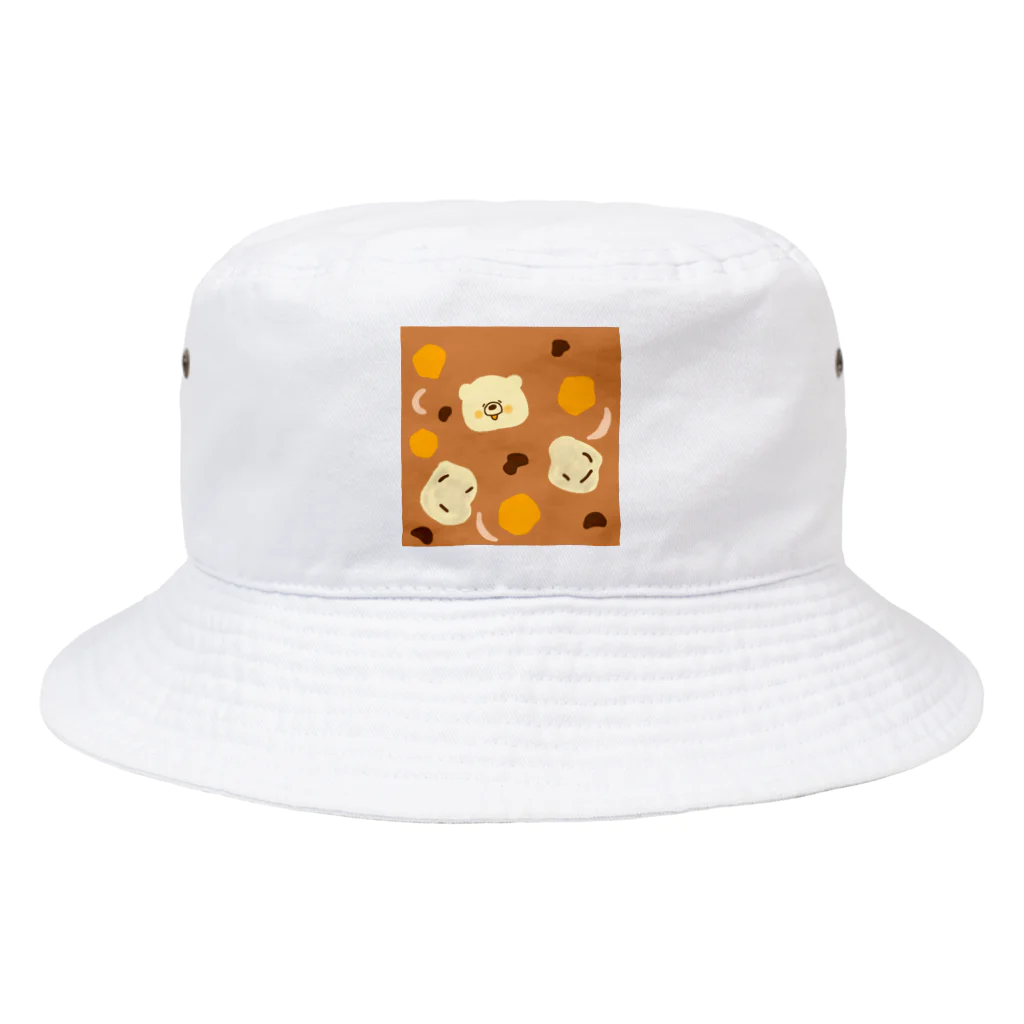 cocomarinのぽてくま＊カレーにかくれんぼ＊ Bucket Hat