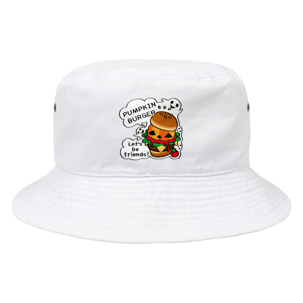 イラスト MONYAAT のGz かぼちゃバーガーA Bucket Hat