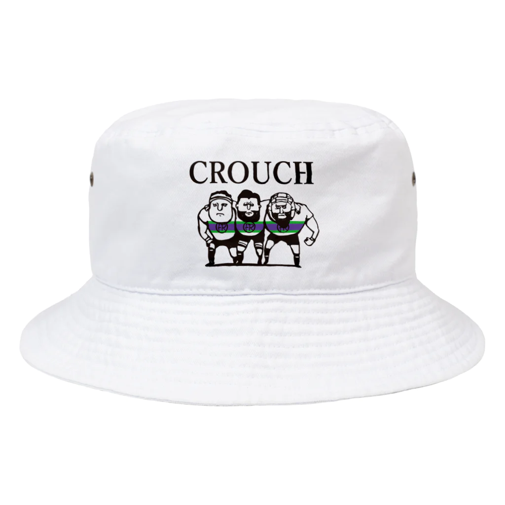 b.n.d [街中でもラグビーを！]バインドの【ラグビー / Rugby】 CROUCH Bucket Hat